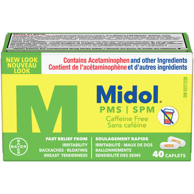 Midol Complete Extra Strength PMS - 40 Caplets