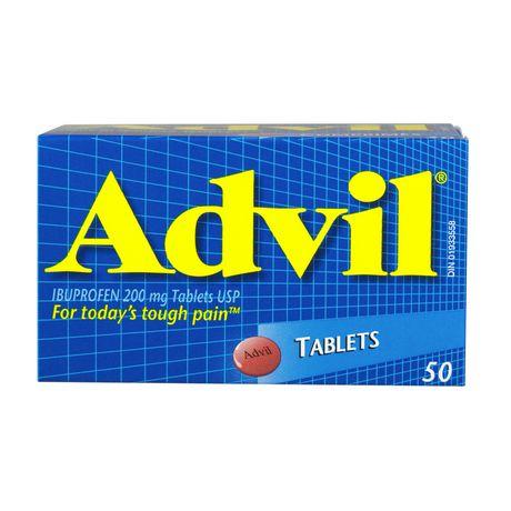 Advil Tablets 200mg , 50 tablets