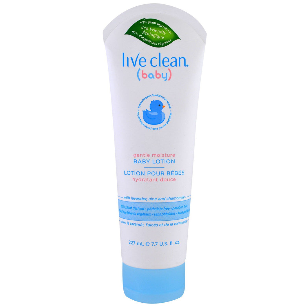 Live Clean Baby Gentle Moisture Baby Lotion, 227 ML