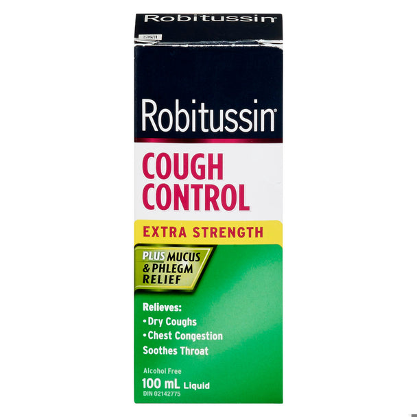 An image of ROBITUSSIN DM COUGH CONTROL XST EXP 100ML by  GlaxoSmithKline Inc.