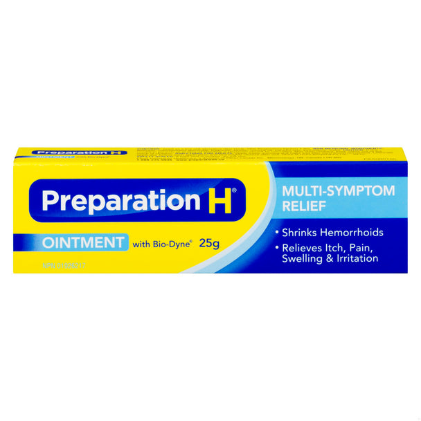 An image of PREPARATION H OINT 25G by  GlaxoSmithKline Inc.