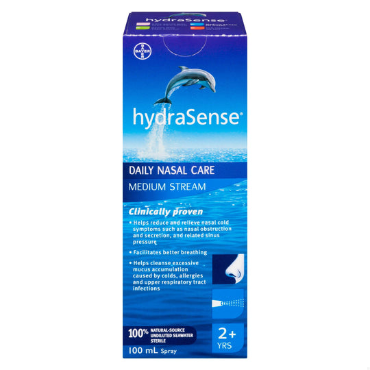An image of HYDRASENSE MD STREAM SP 100ML by  Bayer Inc., Consumer Care Division