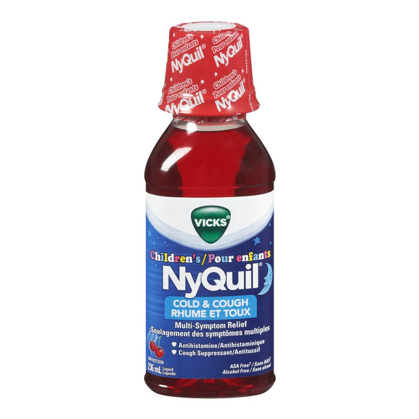 An image of VICKS NYQUIL COLD&COUGH CHILD 2MG/15ML BERRY 236ML by  Procter & Gamble Inc.