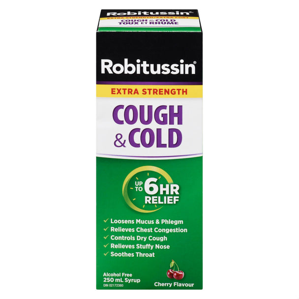 An image of ROBITUSSIN COUGH&COLD XST 250ML by  First Care Pharmacy