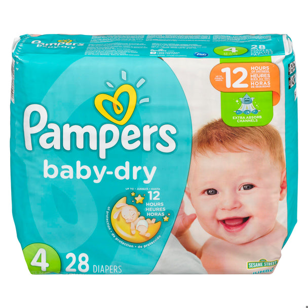 An image of PAMPERS BABY DRY JB SIZE 4 28 by  First Care Pharmacy
