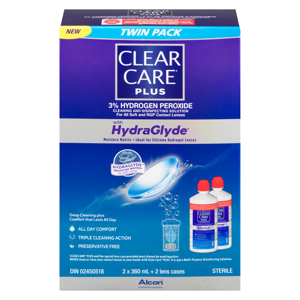 CLEAR CARE PLUS TWIN 2X360ML by  First Care Pharmacy