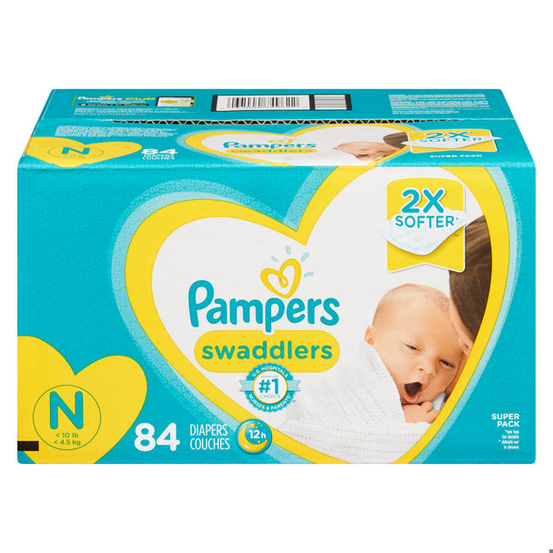 An image of PAMPERS SWAD SUPER SIZE-0 84 by  First Care Pharmacy