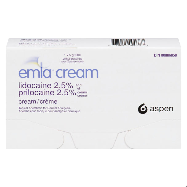An image of EMLA CR W/2 DRESSINGS 5G by  First Care Pharmacy