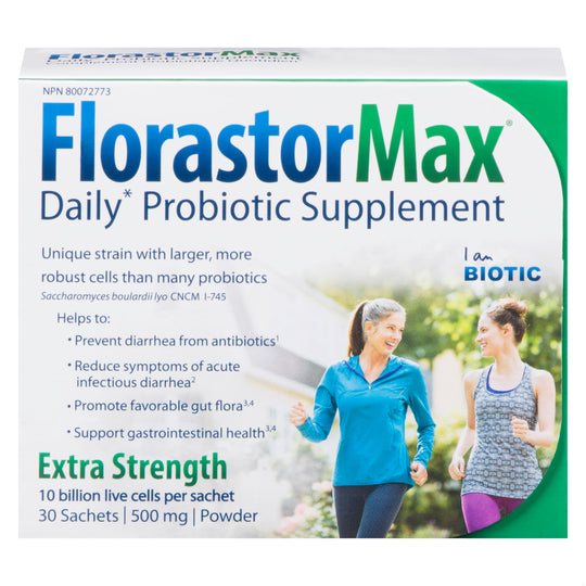 An image of FLORASTORMAX DIGESTIVE PROBIOTIC SACHETS 30 by  First Care Pharmacy