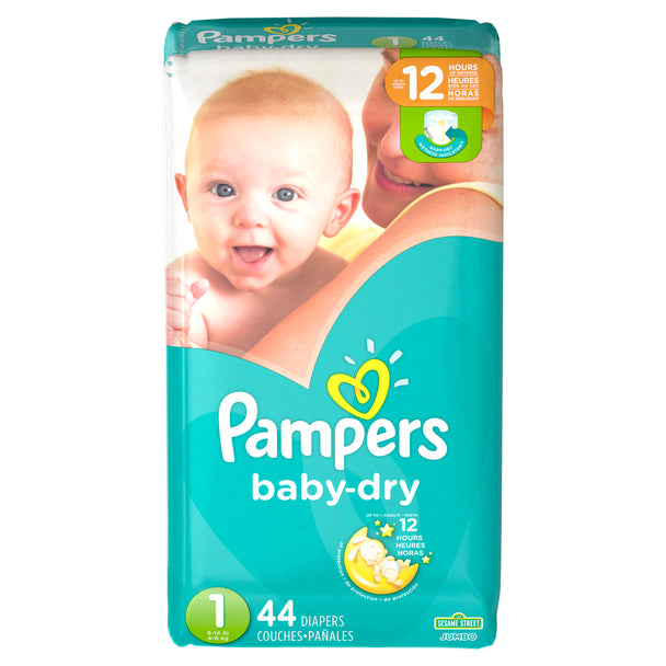 Pampers Baby-Dry Extra Protection Diapers, Size 1, 44 Ct by  First Care Pharmacy