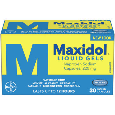 Maxidol Liquid Gels | 30 Liquid Capsules