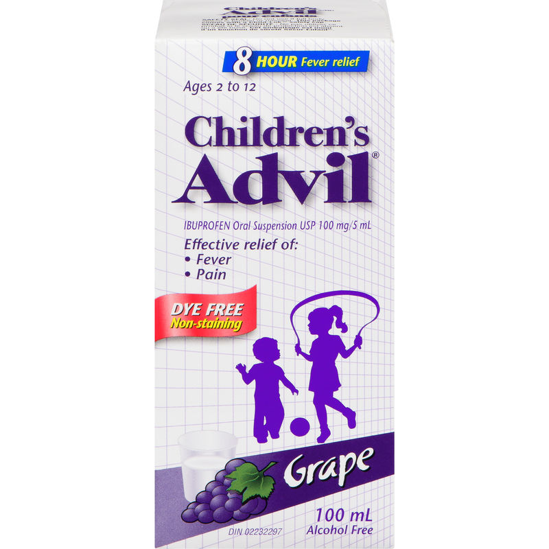 Advil Child Liq 100mg Dye Free, 100