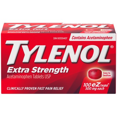 Tylenol Xst Ez Tb, 100