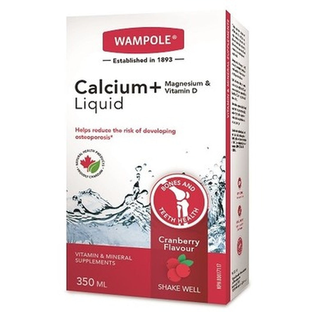 Calcium & Magnesium With Vitamin D Cranberry Liquid | 350 ml