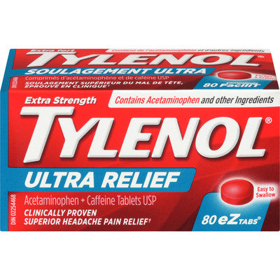 Tylenol Ultra Relief Migraine Tb, 80
