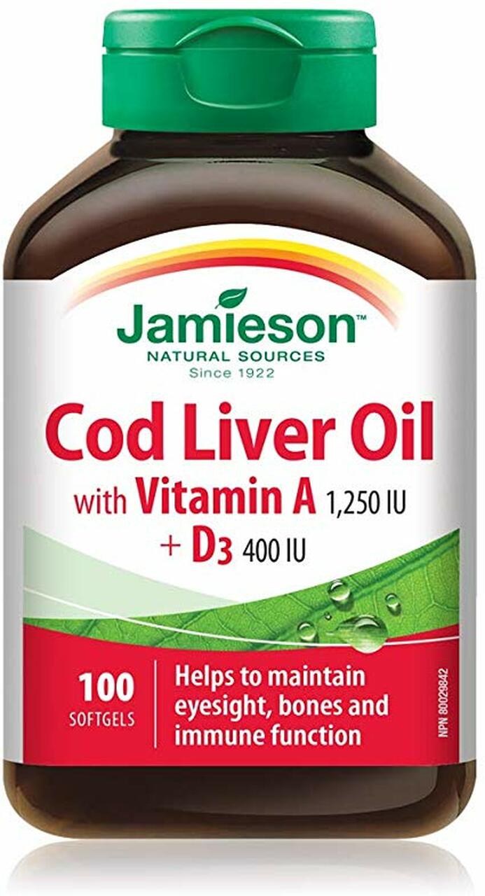 Cod Liver Oil Softgel 10min | 100 Tablets