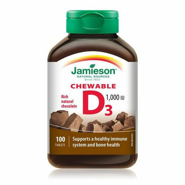 VITAMIN D3 CHEW TB 1000MG | 100 Tablets by  First Care Pharmacy
