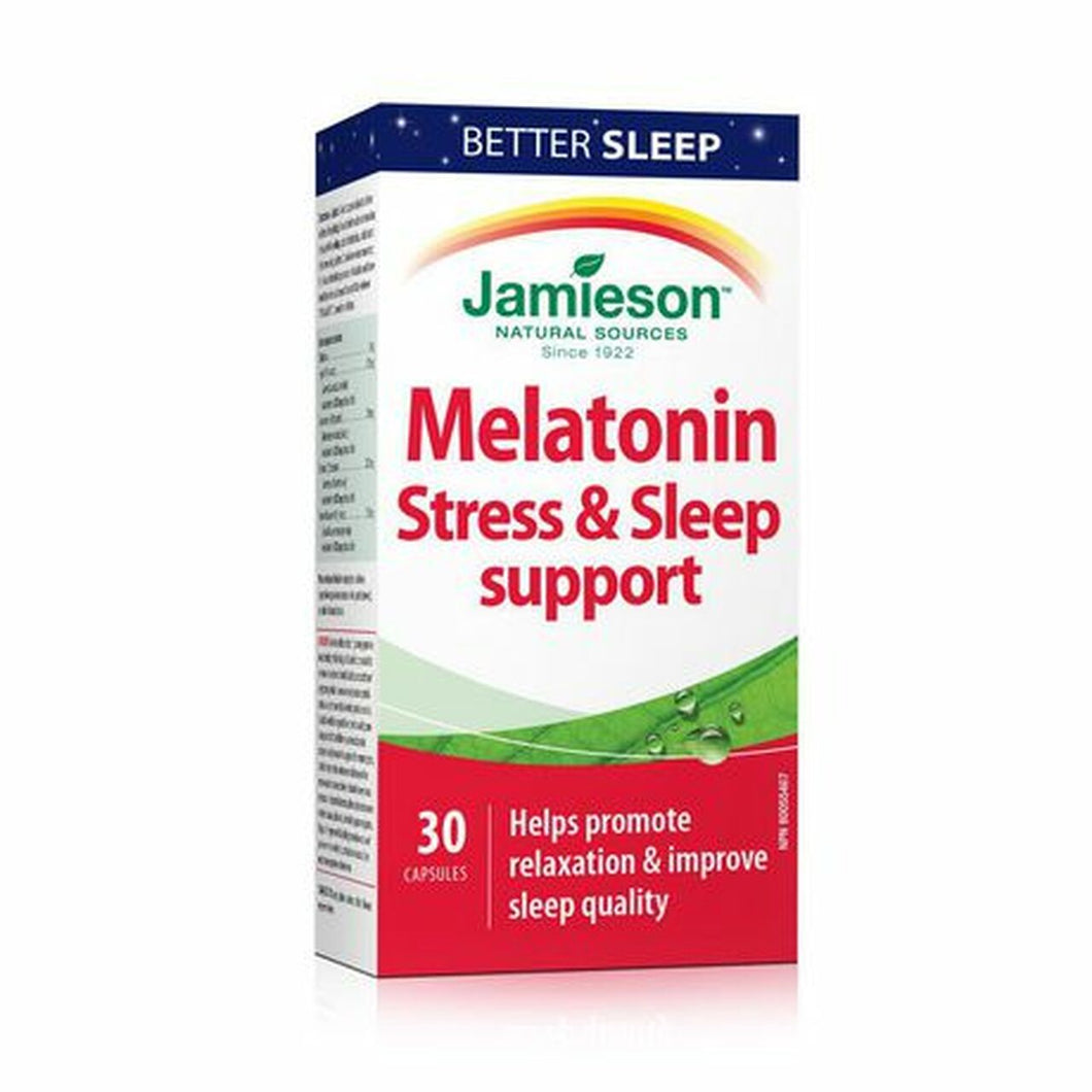 Melatonin Stress & Sleep Support Caps | 30 Tablets