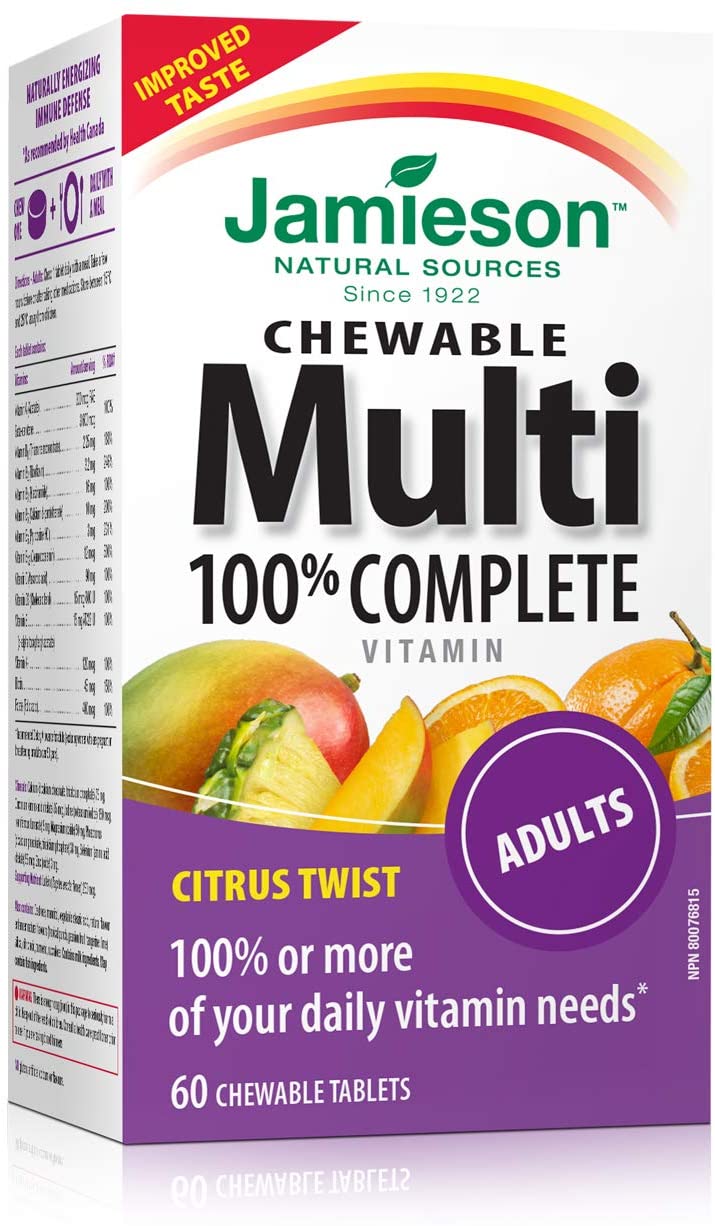 Complete Multivitamin 100% Chew Citrus Berry | 60 Tablets