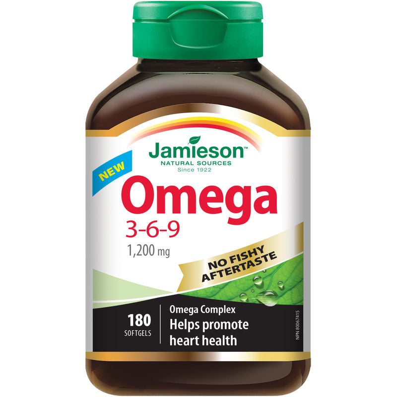 Omega 3-6-9 Soft Gel 180 Jamieson | 180 Tablets