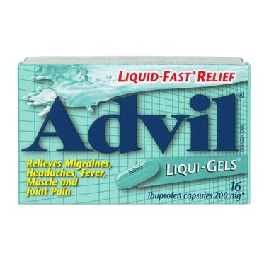 Advil Liqui-Gels, 200 mg 16 Capsules