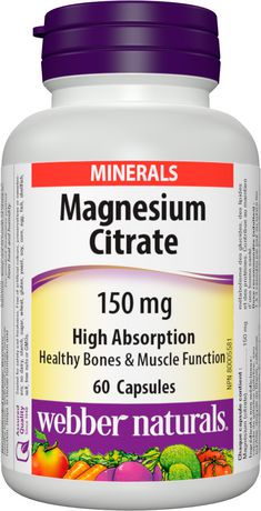 MAGNESIUM CITRATE CAPS 150MG | 60 Tablets