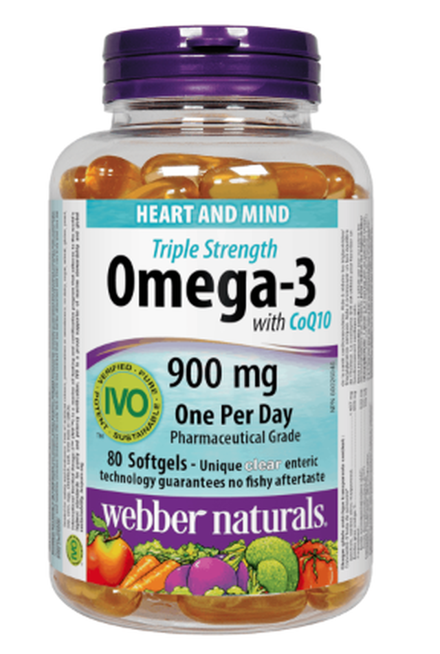 Omega 3 Triple/Q10 Softgel | 80 Tablets