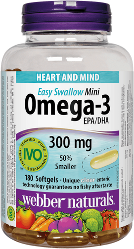 Omega 3 Mini Softgel 500mg | 180 Tablets