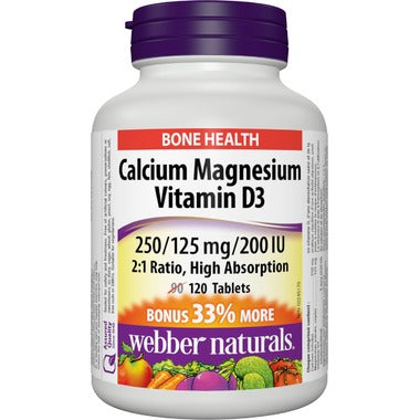Calcium&Magnesium Citrate W/D Tb Web 90+30 | 120 Tablets