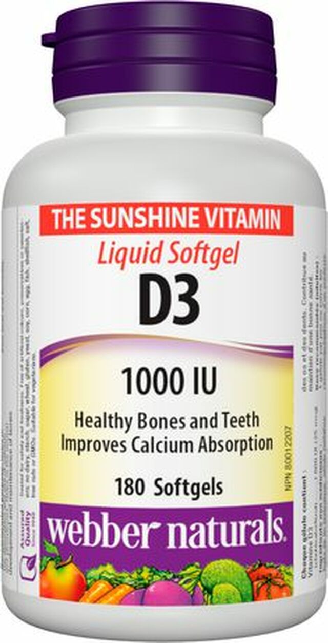 Vit D Softgel 1000iu | 180 Tablets