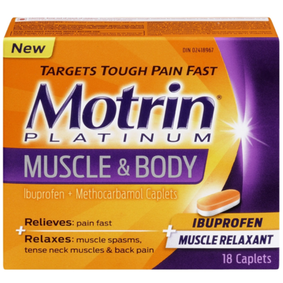 Motrin Platinum Muscle & Body, 18 Caplets by  First Care Pharmacy