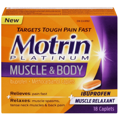 Motrin Platinum Muscle & Body, 18 Caplets