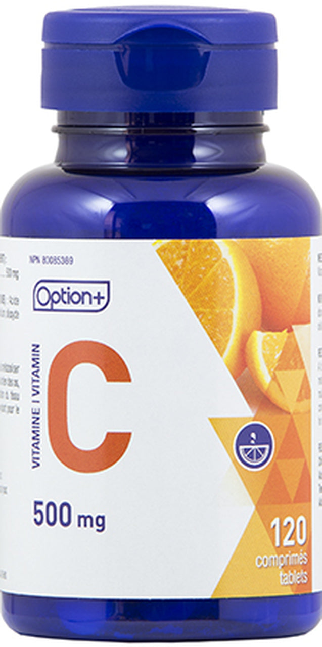 Option+ Vitamin C Tb 500mg | 120 Tablets