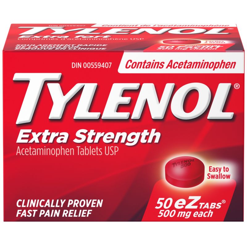 Tylenol Xst Tb 500mg, 50